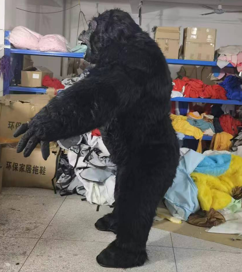king kong costume inflatable gorilla costume for adult black colour 4