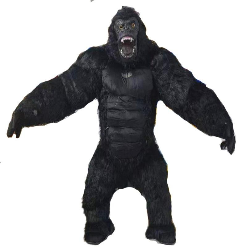 inflatable gorilla costume adult gorill inflatable costume brown 2