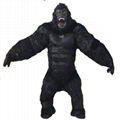 inflatable gorilla costume adult gorill inflatable costume brown 2