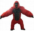 inflatable gorilla costume adult gorill inflatable costume brown