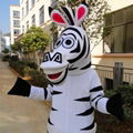 zebra mascot costume adult zebra costume