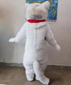 white cat inflatable costume kitty costume for adult