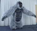 grey gorilla mascot costume giant