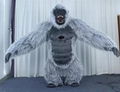 grey gorilla mascot costume giant inflatable gorilla costume