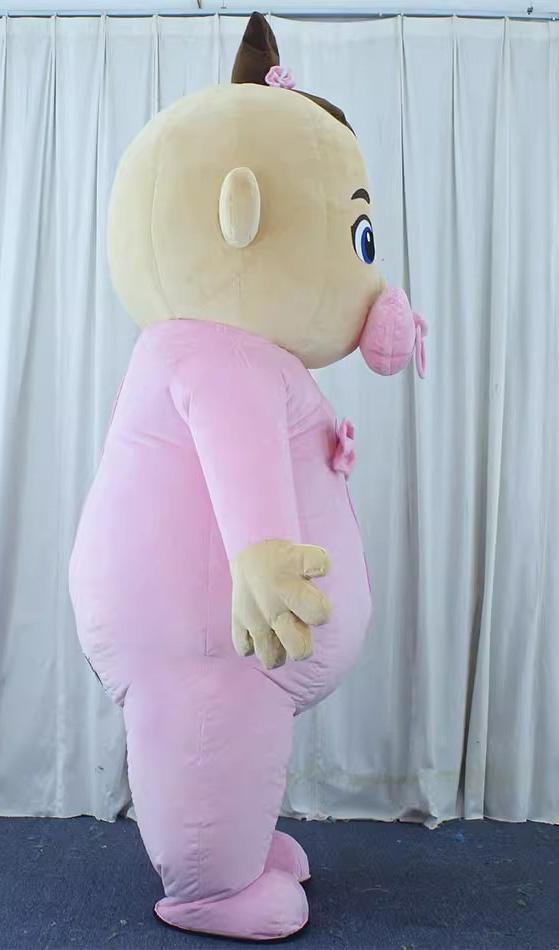 baby girl mascot inflatable bady costume for adult to wear 2