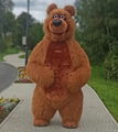 brown bear mascot costume adult bear