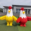 rooster mascot costume inflatable