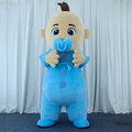 bady boy mascot costume adult inflatable baby boy costume 1