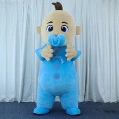 bady boy mascot costume adult inflatable baby boy costume