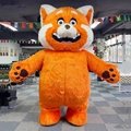 giant inflatable raccoon mascot costume