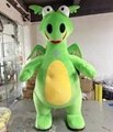 giant green dragon mascot costume inflatable dragon costume