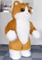 furry cat mascot costume inflatable cat kitty costume