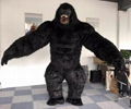 king kong costume inflatable gorilla costume for adult black colour