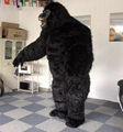 king kong costume inflatable gorilla costume for adult black colour