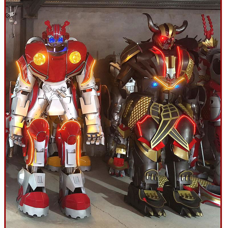 custom Mobile game character costume online game warrior robot mecha costume 