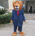 Mr lion mascot costume adult lion costume