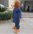 Mr lion mascot costume adult lion costume