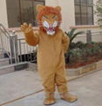 brown lion mascot costume adult lion