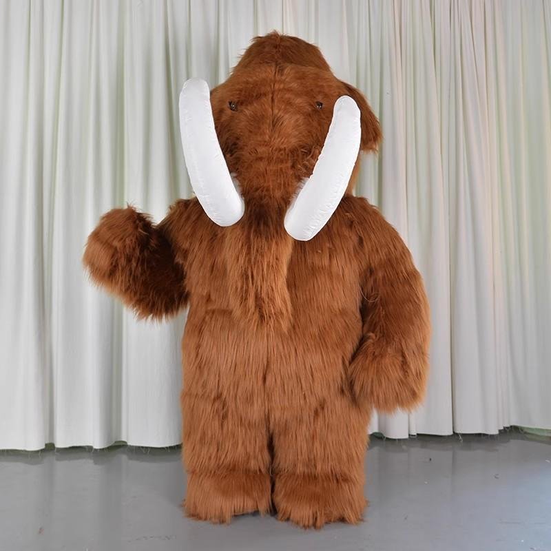 Mammuthus mascot costume adult inflatable Mammoth costume 2