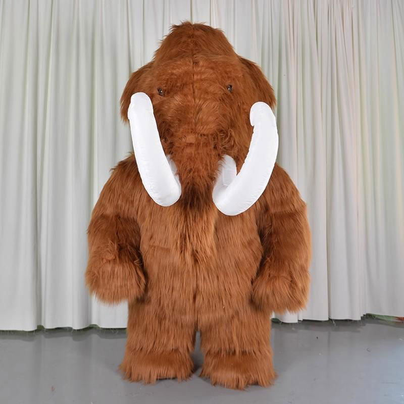 Mammuthus mascot costume adult inflatable Mammoth costume