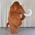 Mammuthus mascot costume adult inflatable Mammoth costume