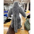 furry wolf inflatable ccostume adult wolf mascot costume