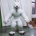 wolf inflatable costume adult wolf plush