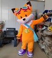 adult fox mascot costume custom fox mascot outfit 2