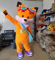 adult fox mascot costume custom fox mascot outfit