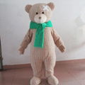 adult bear mascot costume teddy bear