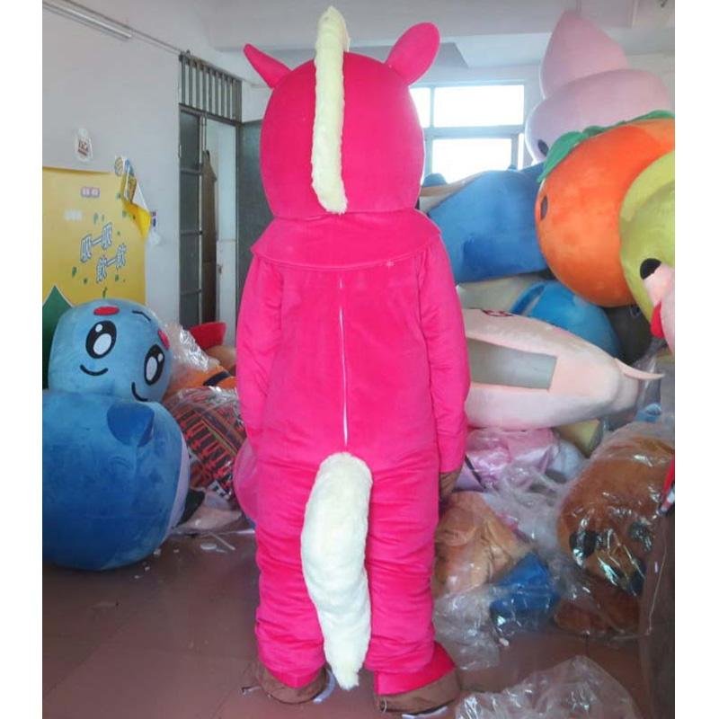 qualtiy pink unicorn mascot costume adult unicorn cosplay suit 2