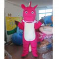 qualtiy pink unicorn mascot costume adult unicorn cosplay suit