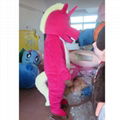 qualtiy pink unicorn mascot costume adult unicorn cosplay suit