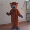 brown bull costume OX mascot costume Cow