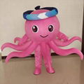 octopus mascot costume water park