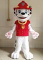 paw patrol mascot costume Chase mascot Marshall costume for party