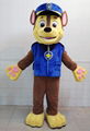 paw patrol mascot costume Chase mascot Marshall costume for party