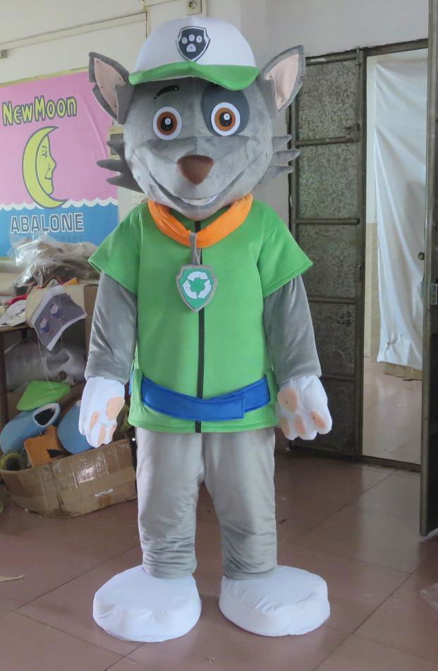 adult paw patrol Marshall Rubble mascot costume for party 2