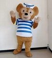 duffy bear costume duffy and friends mascot costume for adult to wear for party 4