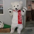 cola polar bear mascot costume adult coke polar bear costume 5