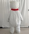 cola polar bear mascot costume adult coke polar bear costume 7