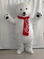 cola polar bear mascot costume adult coke polar bear costume 3