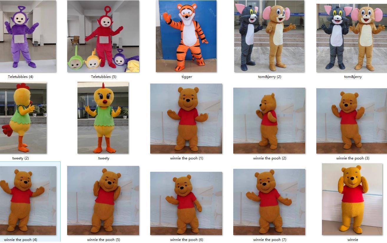 cartoon characters mascot costumes 3