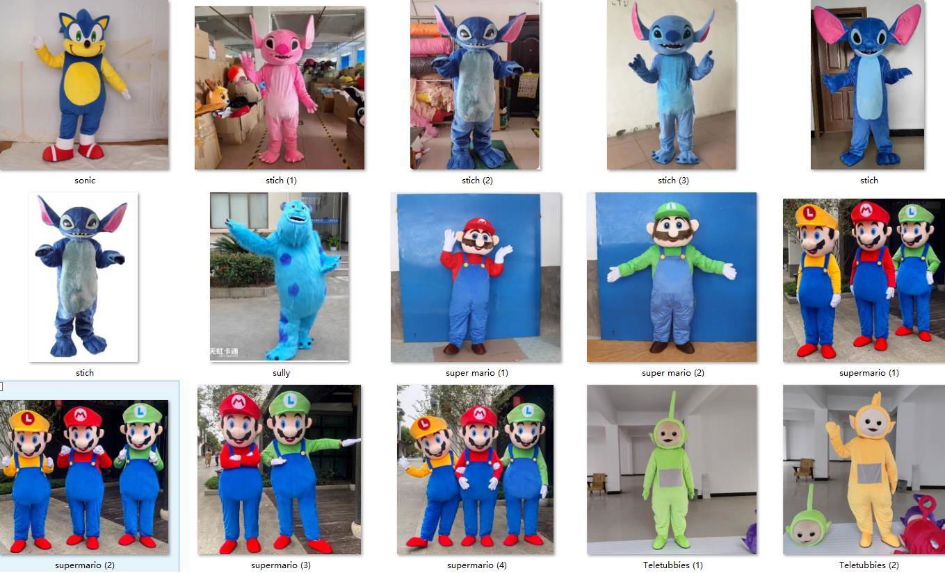 cartoon characters mascot costumes 5