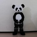 quality foam make panda mascot costume for adult