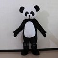 quality foam make panda mascot costume for adult