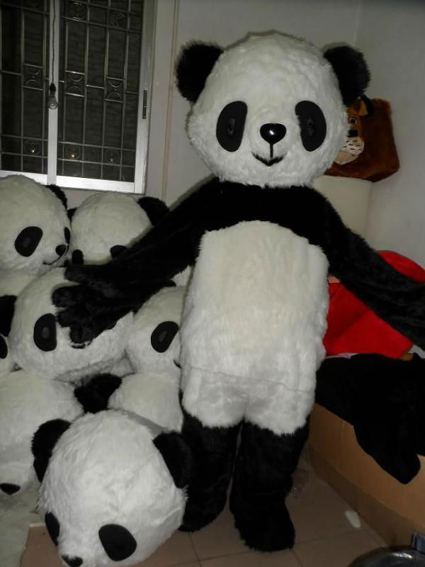 Adult panda Costume Corporation School Sports Mascot 3