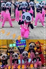 Corporation School Sports Mascot adult panda costume