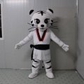 taekwondo tiger mascot costume kickboxing mascot costume custom