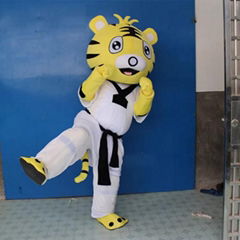 taekwondo tiger mascot adult Kung fu tiger costume